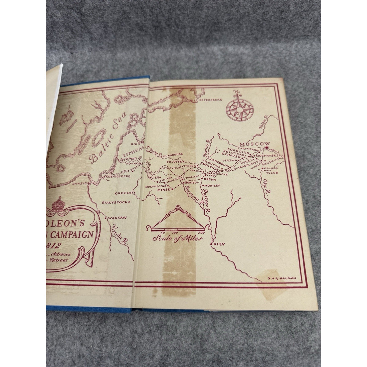 Napoleon’s Russian Campaign 1959 Segur HC DJ Map Michael Joseph