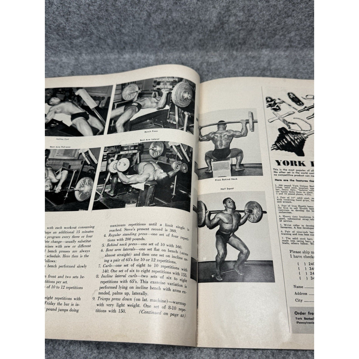 Strength & Health May 1966 Jim Haislop Bodybuilding Magazine York Barbell