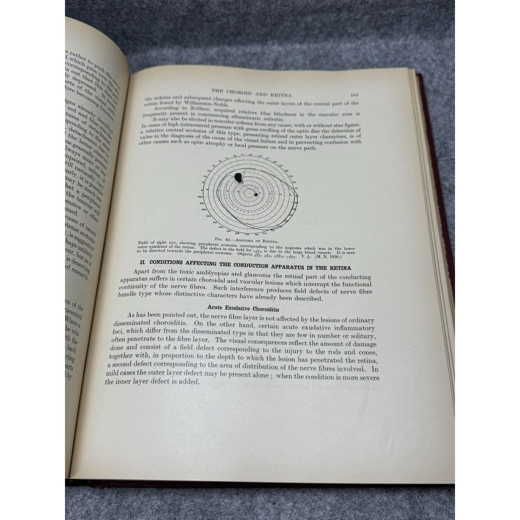 1938 Clinical Perimetry H M Traquair 3rd Ed HC Mosby Ophthalmology
