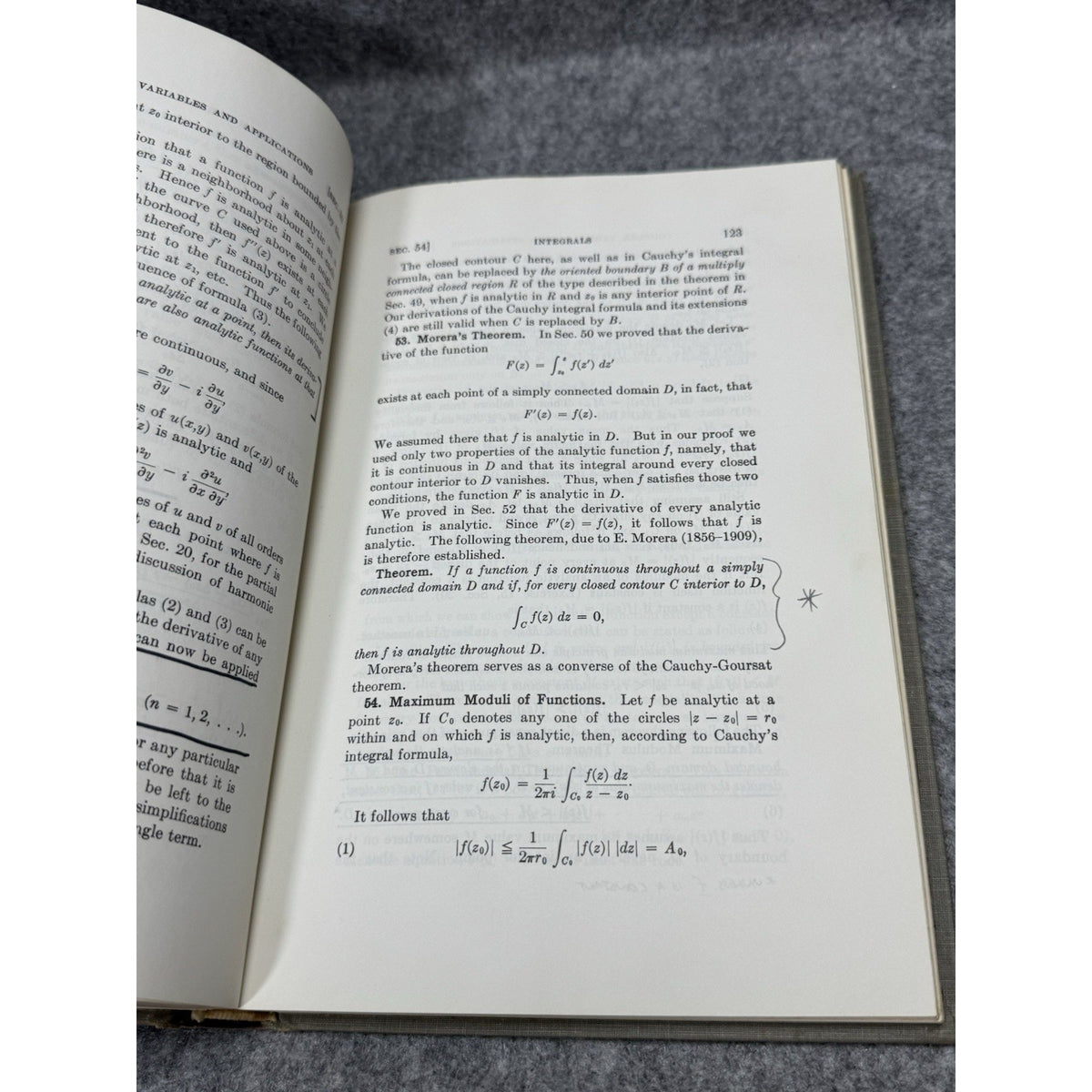 1960 Complex Variables and Applications 2nd Ed Ruel V Churchill HC McGraw-Hill