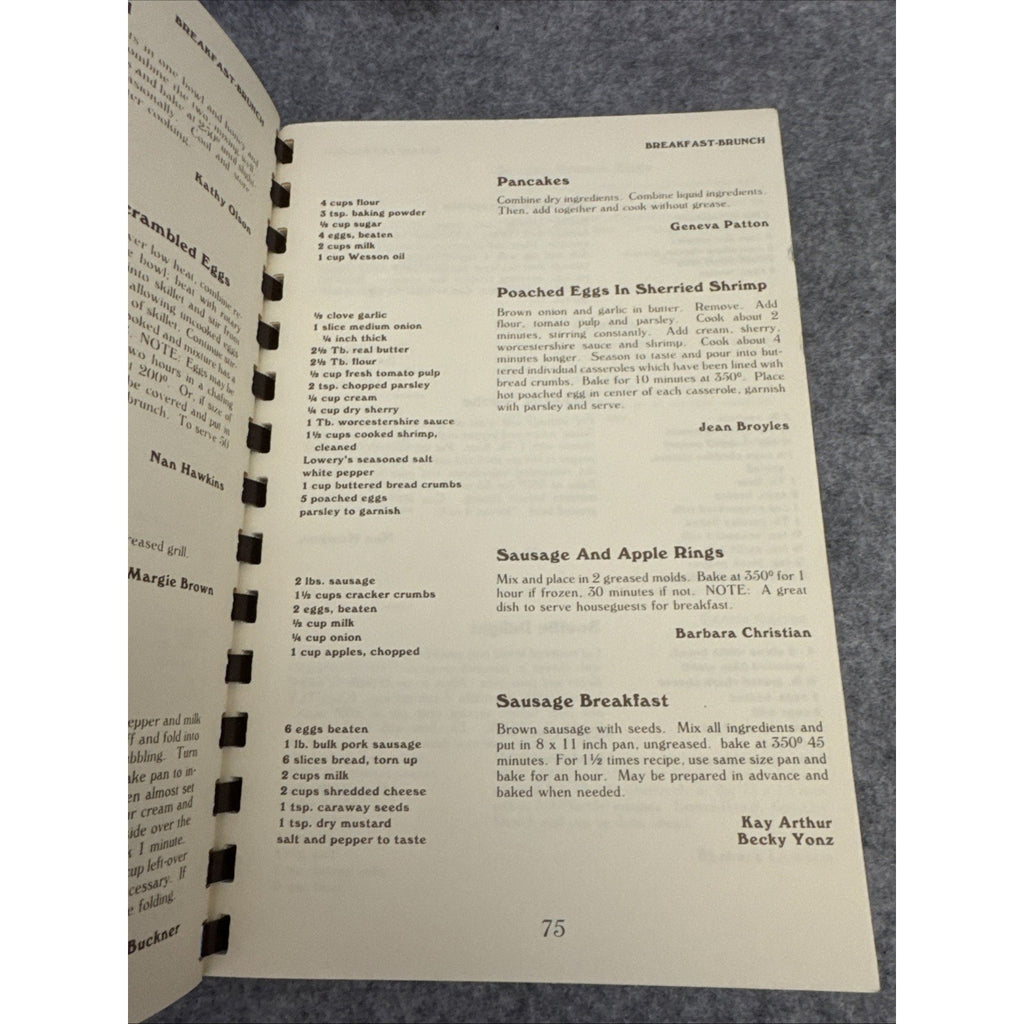 Main Street Youth Builders Of Greenville Tennessee Cookbook 1980 1st Printing