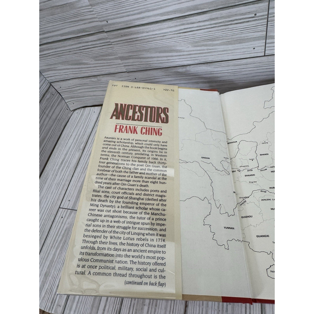 Ancestors Frank Ching 1988 HC DJ 1st Ed 900 Years Chinese Family