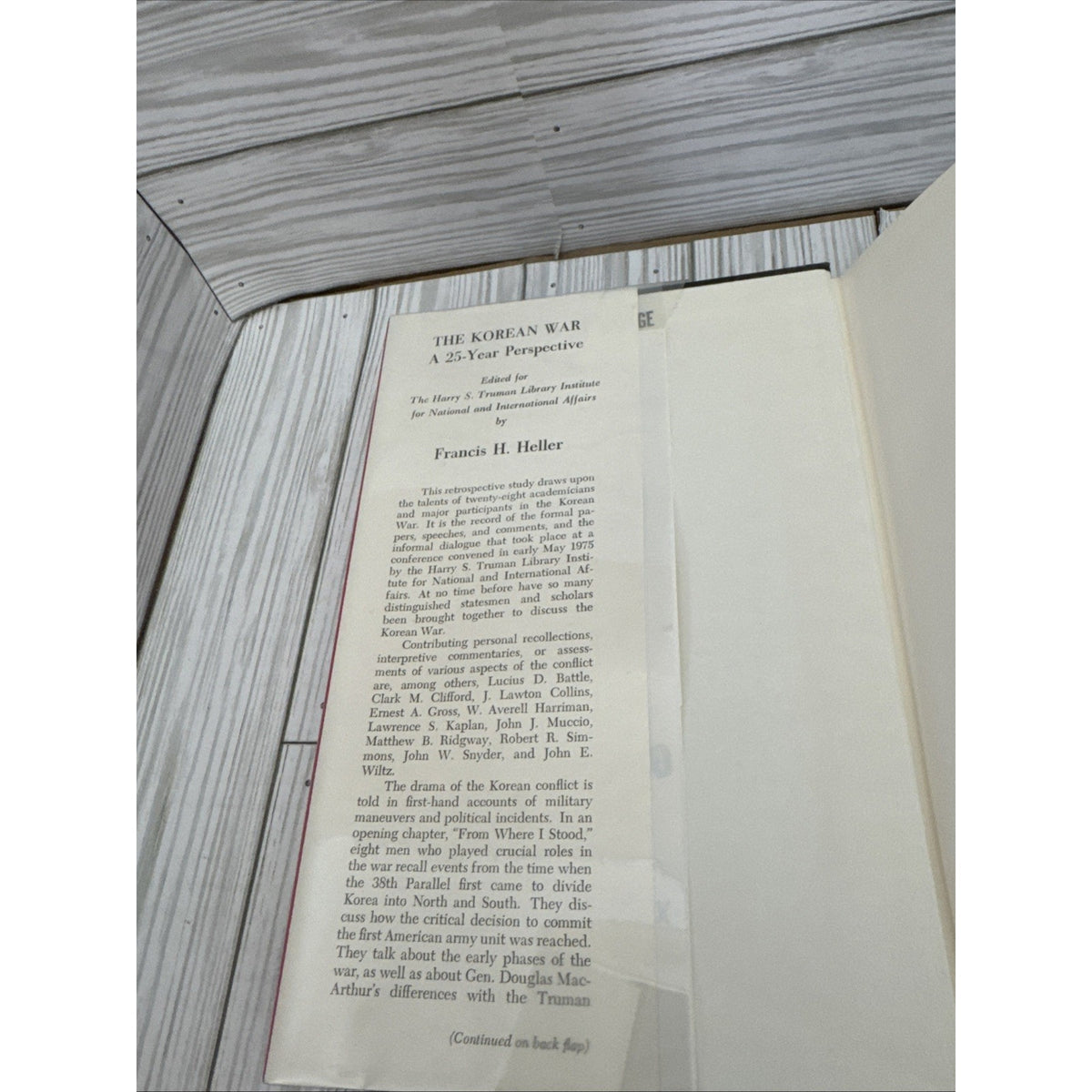 The Korean War: A 25-Year Perspective 1977 Heller & Fix