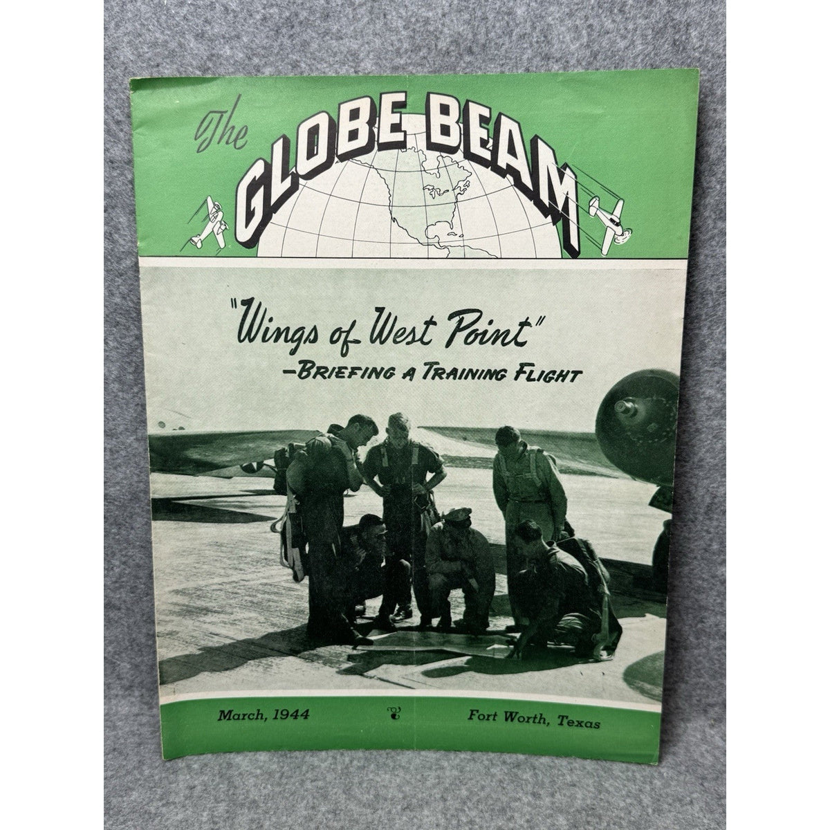 1944 Globe Beam March WWII Aircraft Magazine West Point Stewart Field AT-10