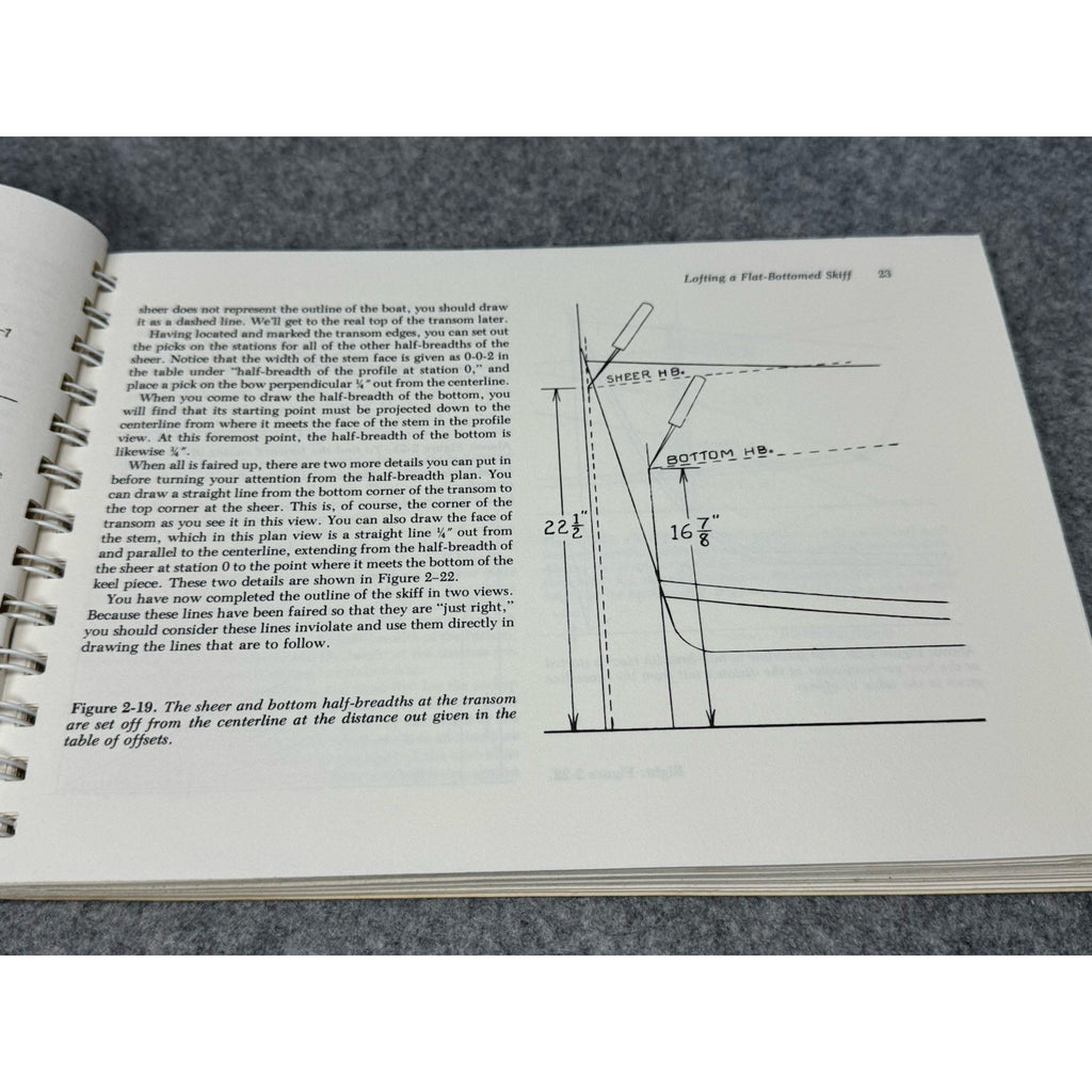 Lofting Allan H. Vaitses Boatbuilding Marine Design Spiral Bound 1982