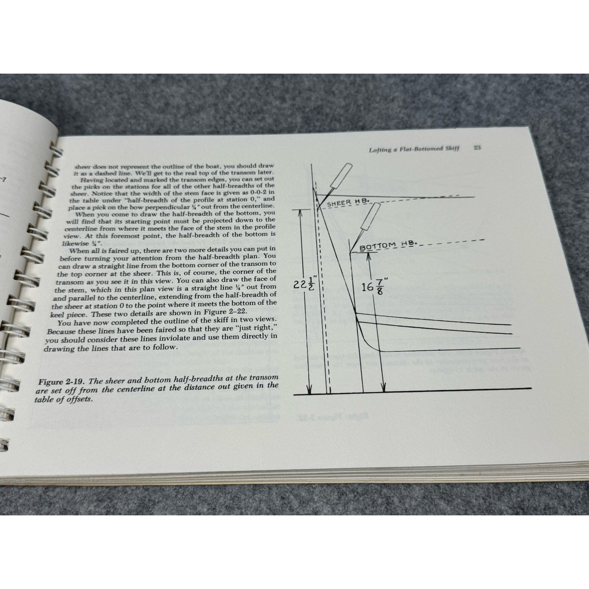 Lofting Allan H. Vaitses Boatbuilding Marine Design Spiral Bound 1982