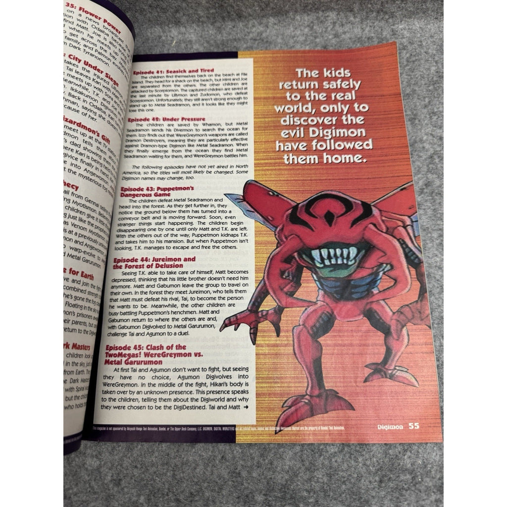 Pojo’s Collector Card World Special Digimon Guide Magazine 2000 Rare Has posters