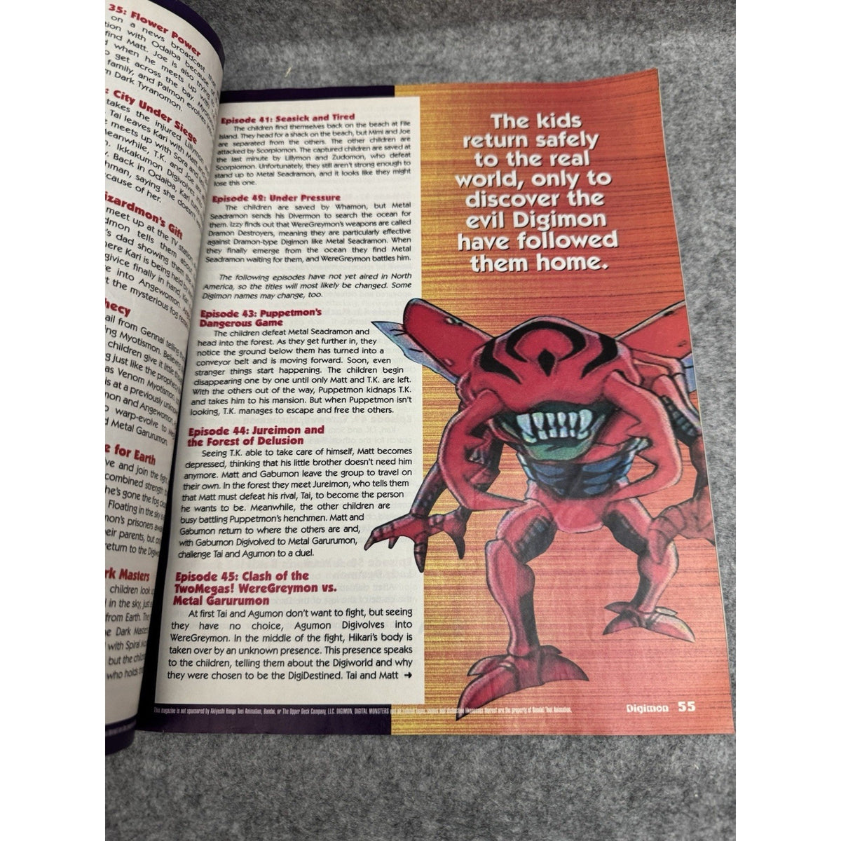 Pojo’s Collector Card World Special Digimon Guide Magazine 2000 Rare Has posters