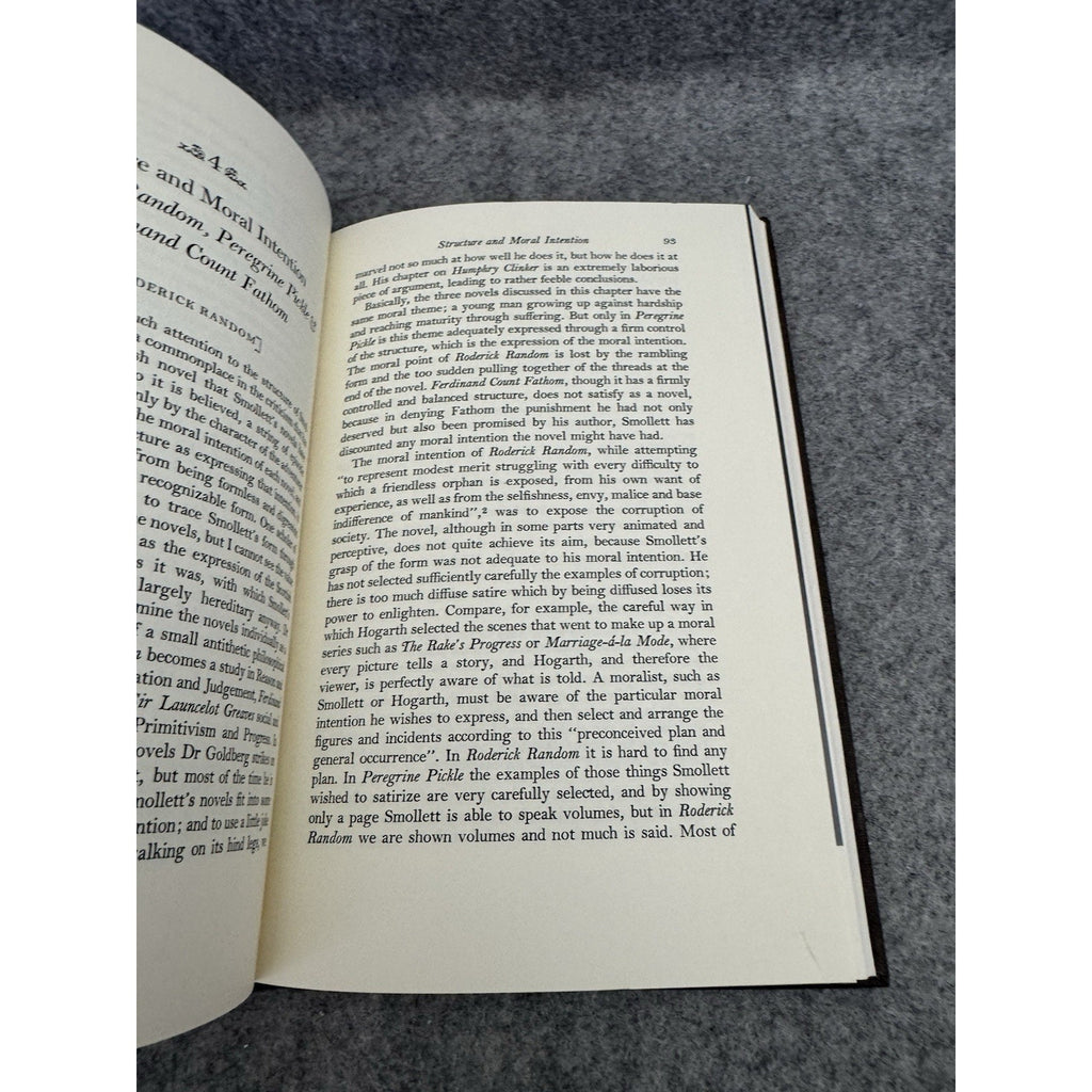 The Tradition of Smollett Robert Giddings 1967 First Edition HC