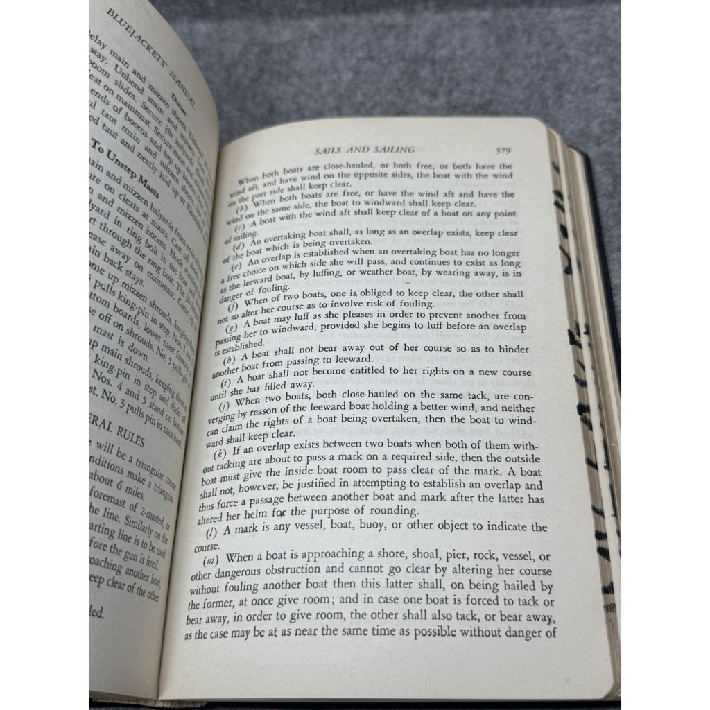 The Bluejackets’ Manual 1940 US Navy 10th Edition WWII Hardcover