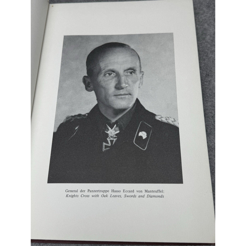 Panzer Baron 1975 Hasso von Manteuffel Signed Card Brownlow Inscribed WWII