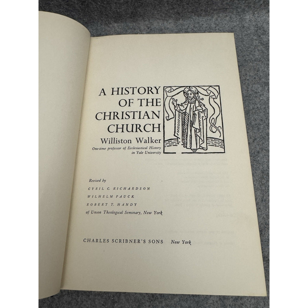 1959 A History of the Christian Church Williston Walker Revised HC