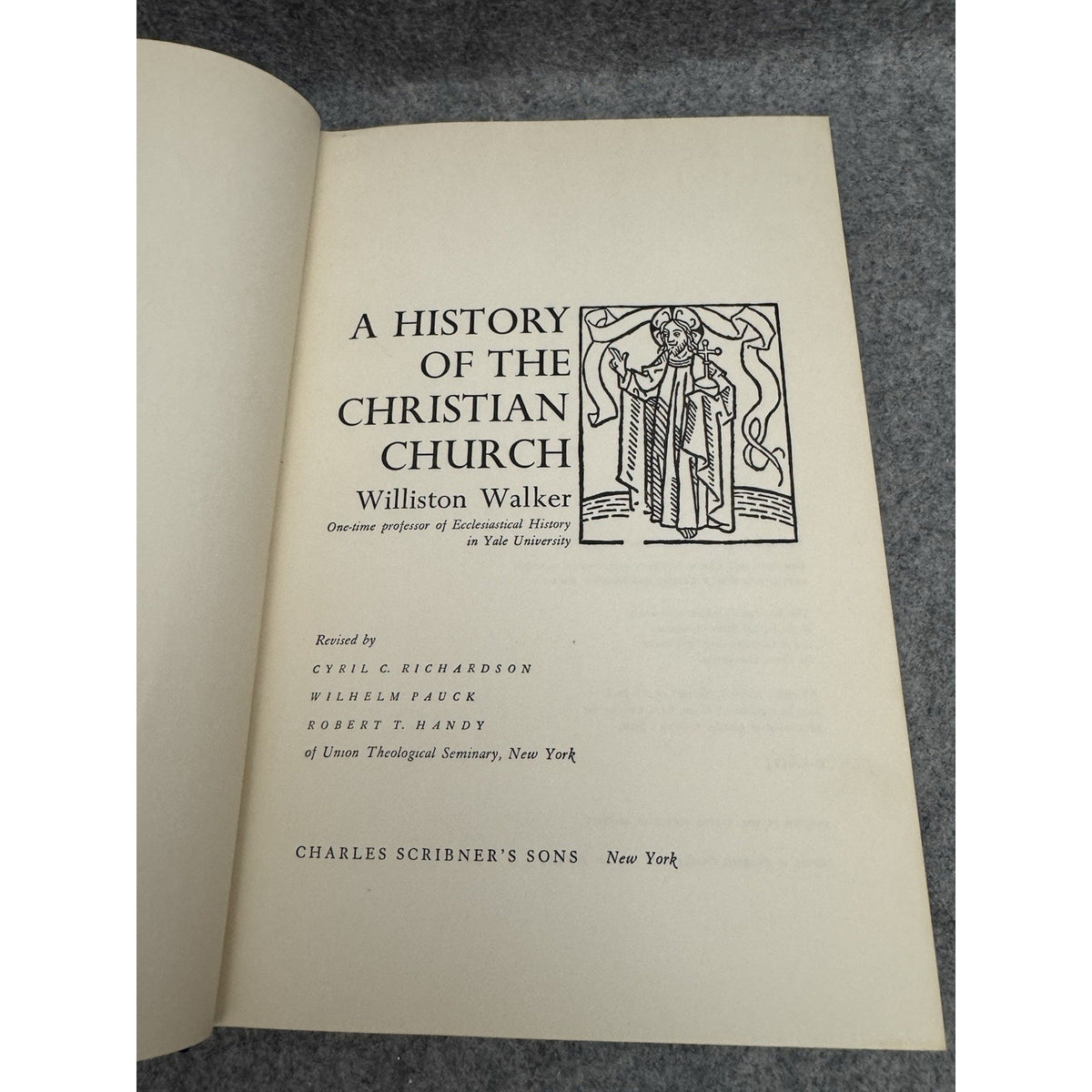 1959 A History of the Christian Church Williston Walker Revised HC