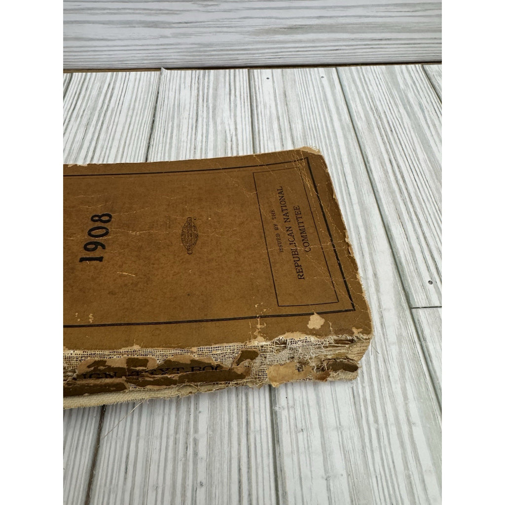 1908 Republican Campaign Text Book Taft Political Antique
