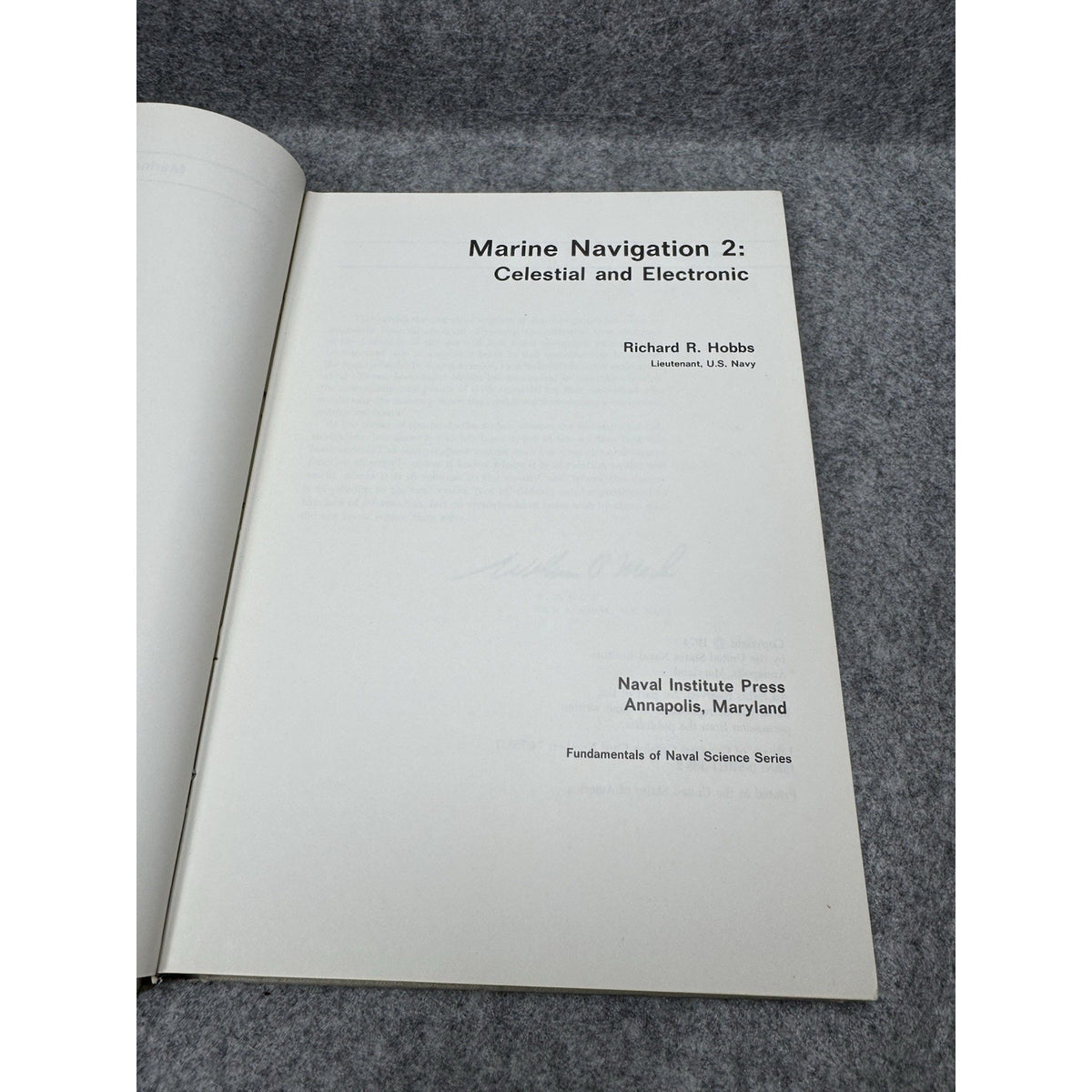 Marine Navigation Vol 1 & 2 Richard Hobbs 1974 Naval Institute Hardcover Set