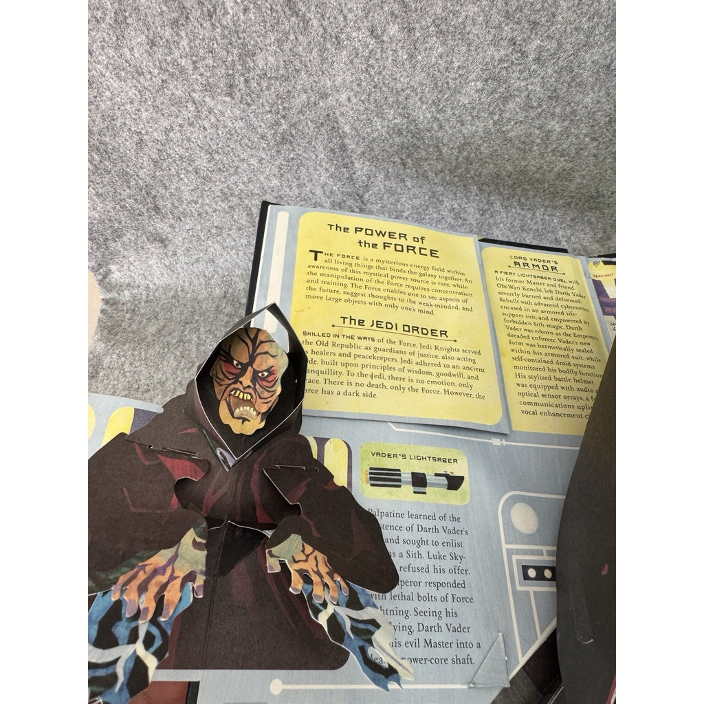 Star Wars Pop-Up Guide to the Galaxy Matthew Reinhart 2007 Lights Promo Copy
