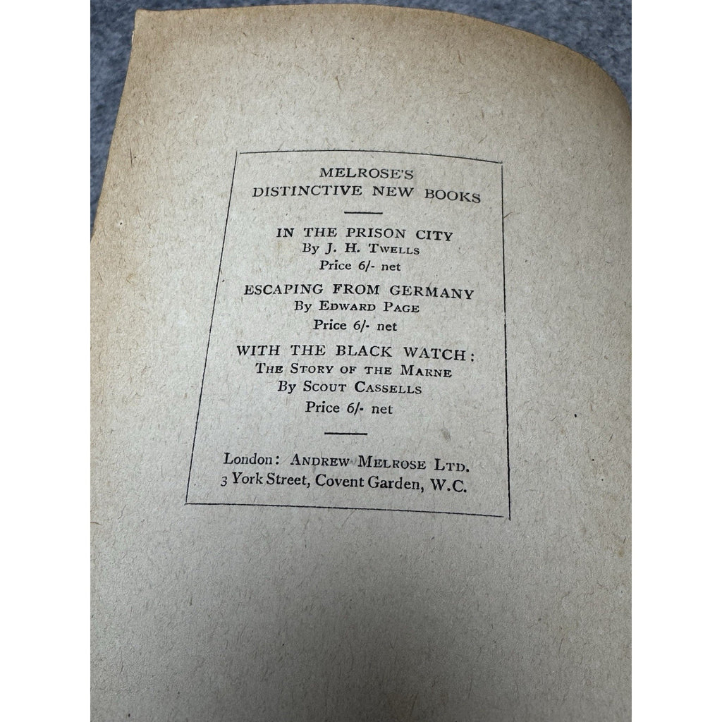 1919 U Boat 202 War Diary German Submarine WWI von Spiegel First UK Edition