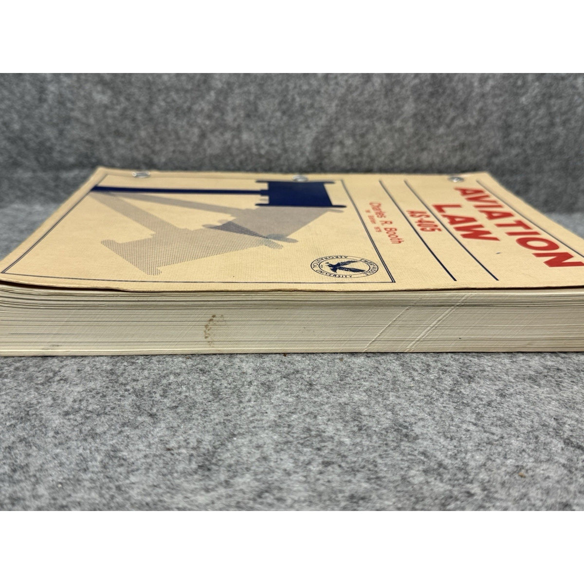 Aviation Law AS-405 Charles R Booth Embry-Riddle Legal Case Manual
