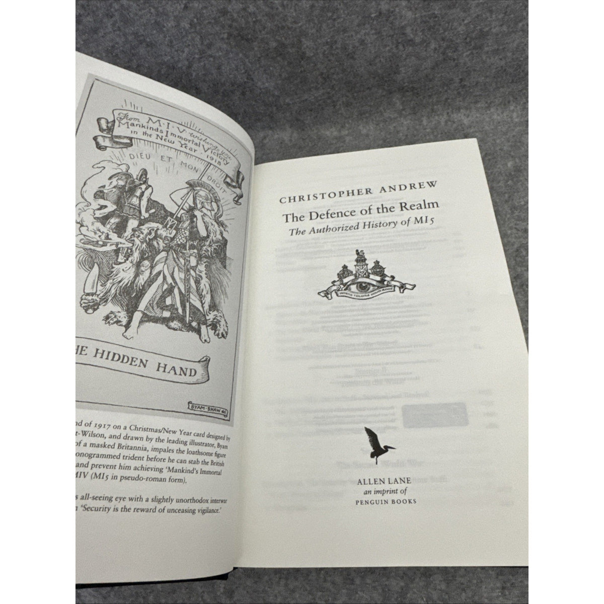 The Defence of the Realm: The Authorized History of Mi5 by Christopher M. Andrew