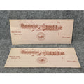 1910s Bank of Boulder Montana Unused Checks Lot of 2 Antique Banking Ephemera