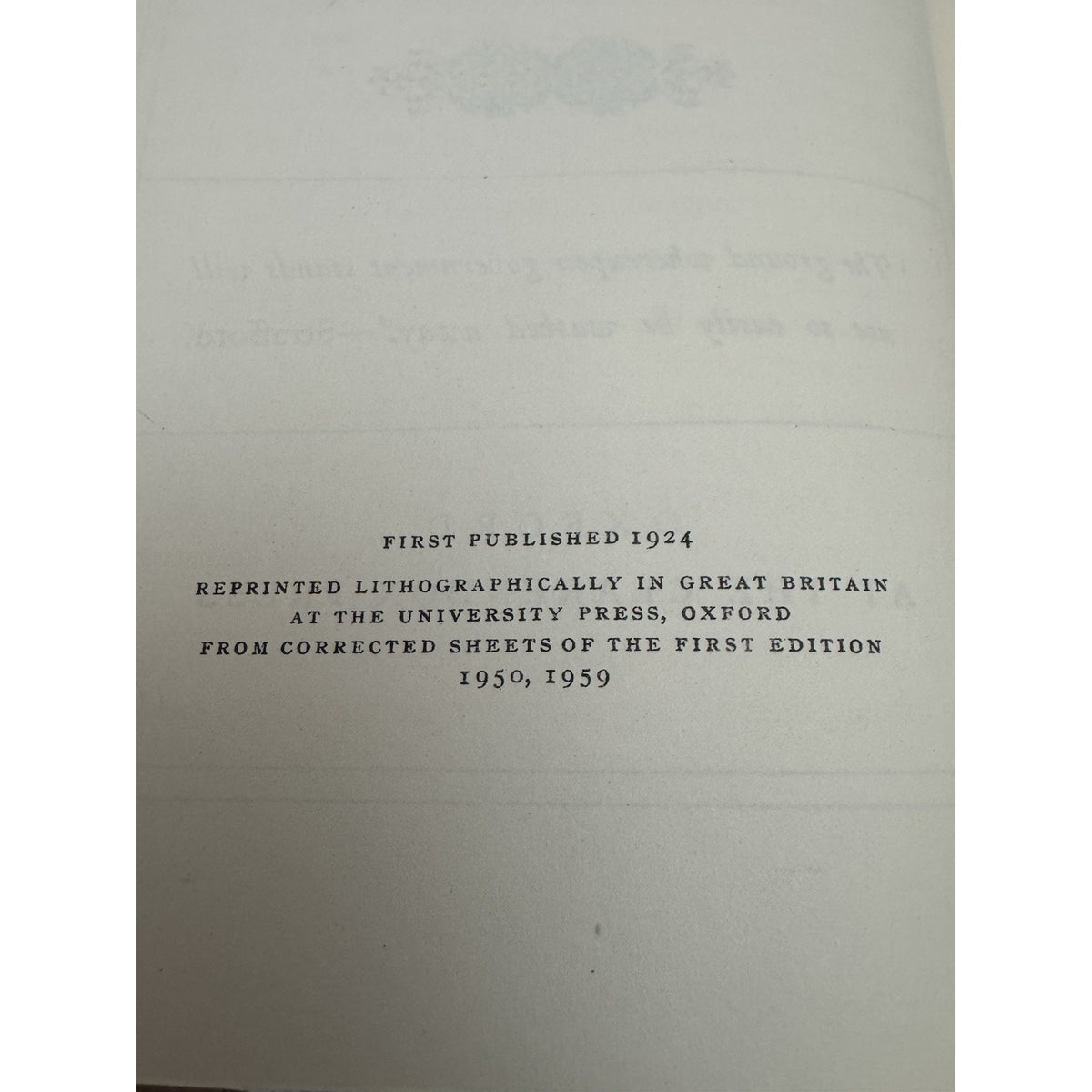 History of the Tory Party 1640-1714 Feiling Oxford HC 1950/59