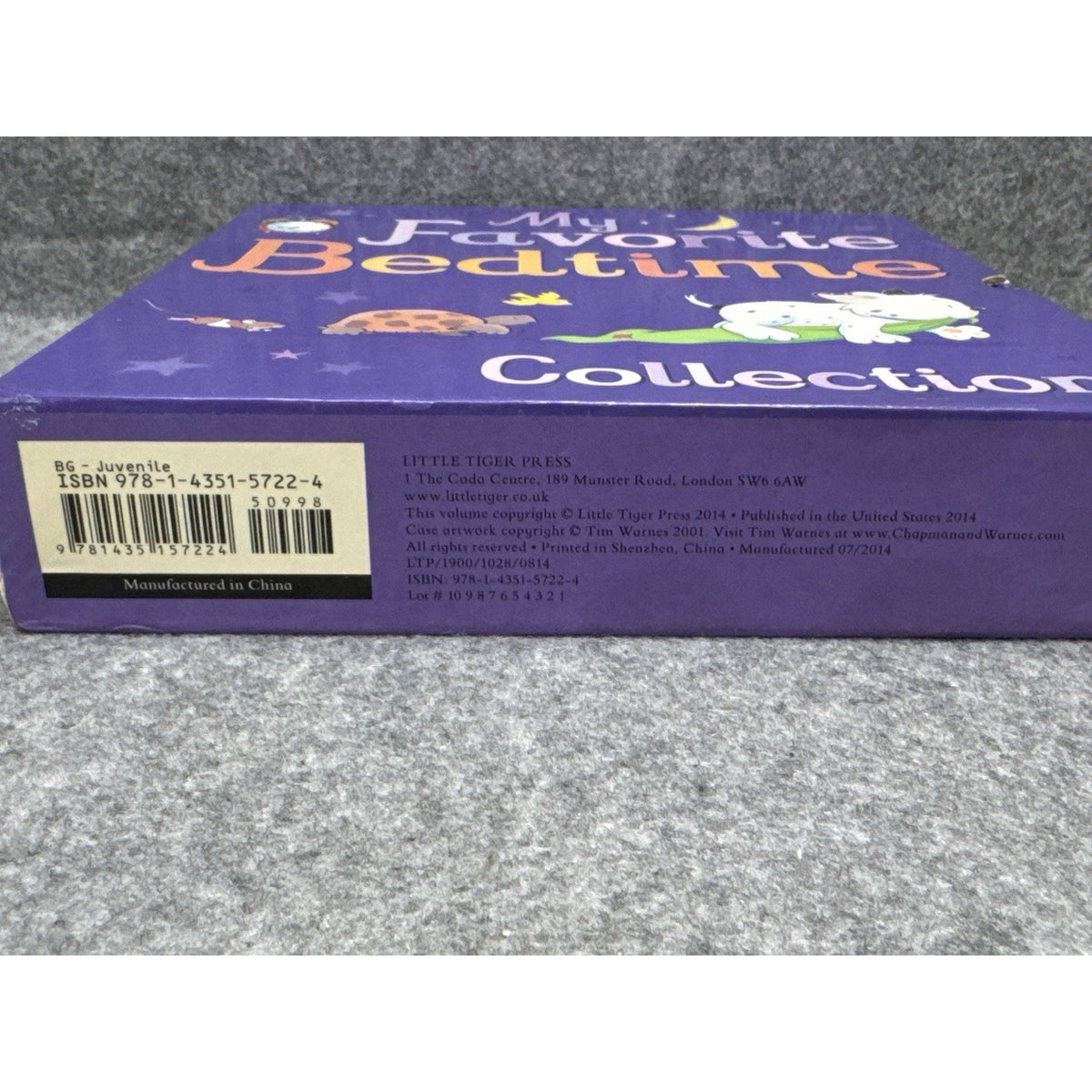 My Favorite Bedtime Collection 4 Book Box Set Little Tiger Press 2014