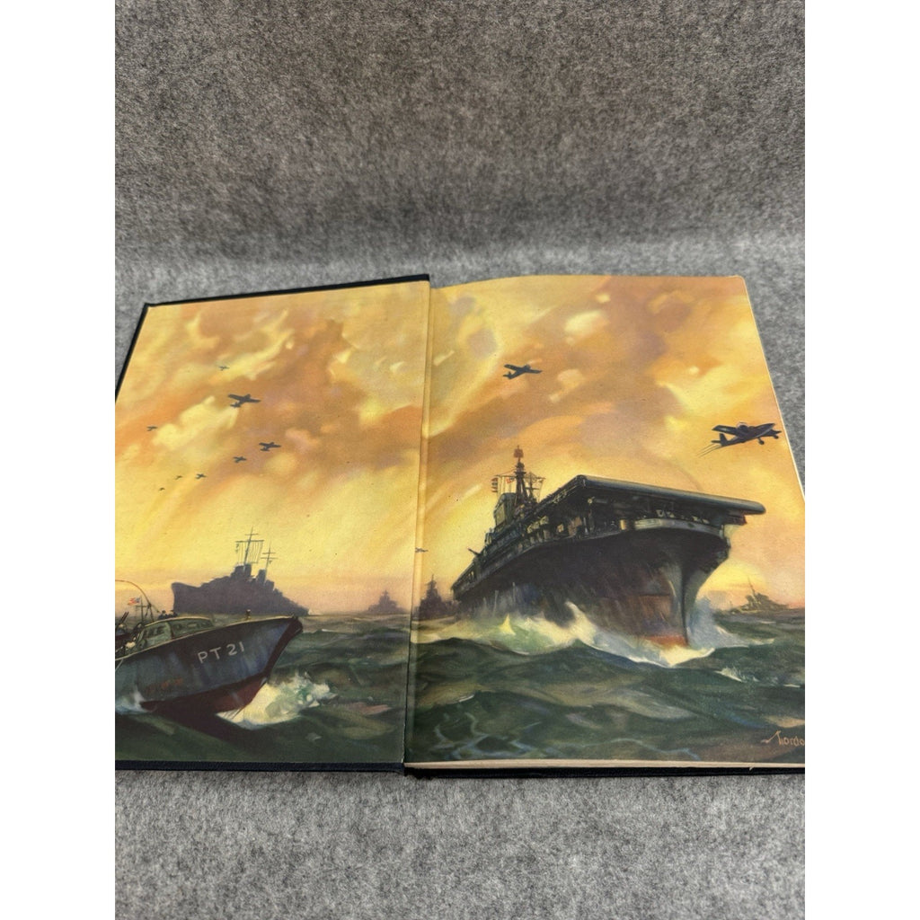 Battle Stations Your Navy in Action 1946 WWII Naval History Photo Book HC