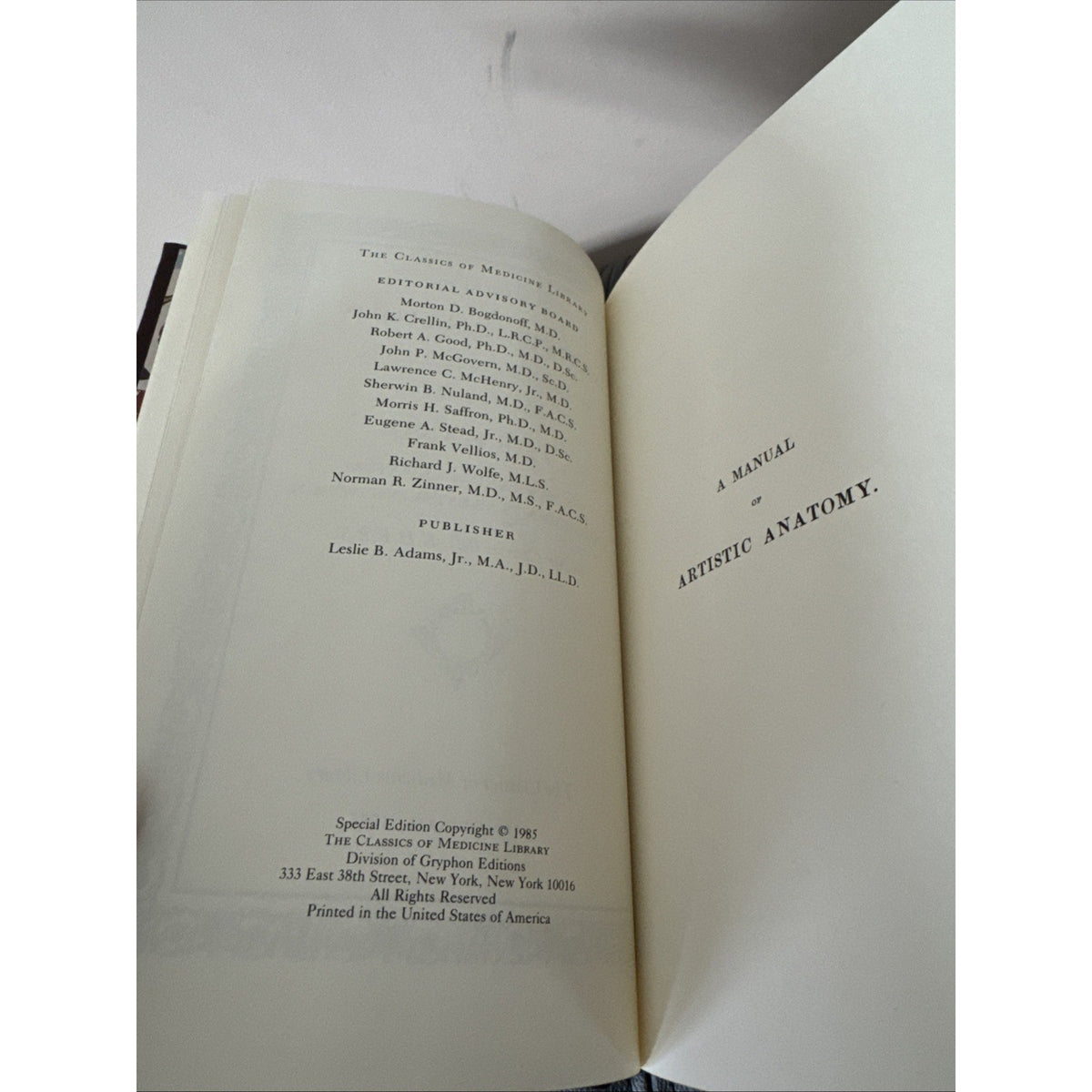 Artistic Anatomy and the Bridgewater Treatise on the Hand (Ltd Ed)
