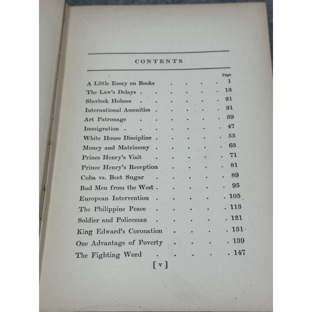 Observations by Mr. Dooley 1902 First Edition First Impression Finley P Dunne