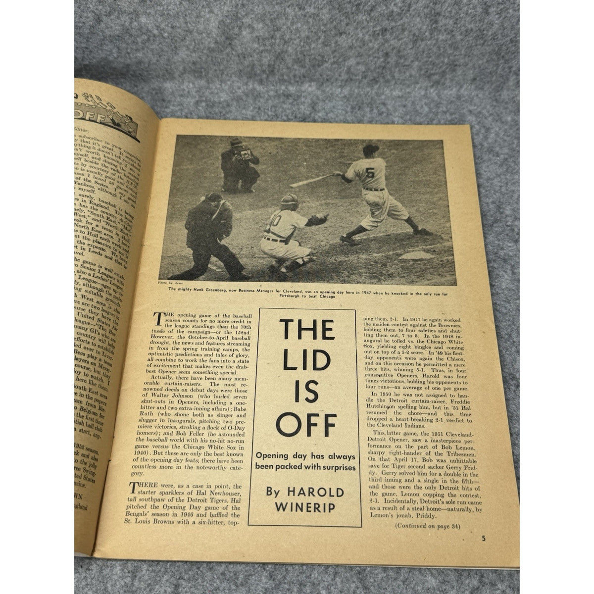 1952 Baseball Magazine May Richie Ashburn Phillies Phil Rizzuto Ty Cobb Gehrig