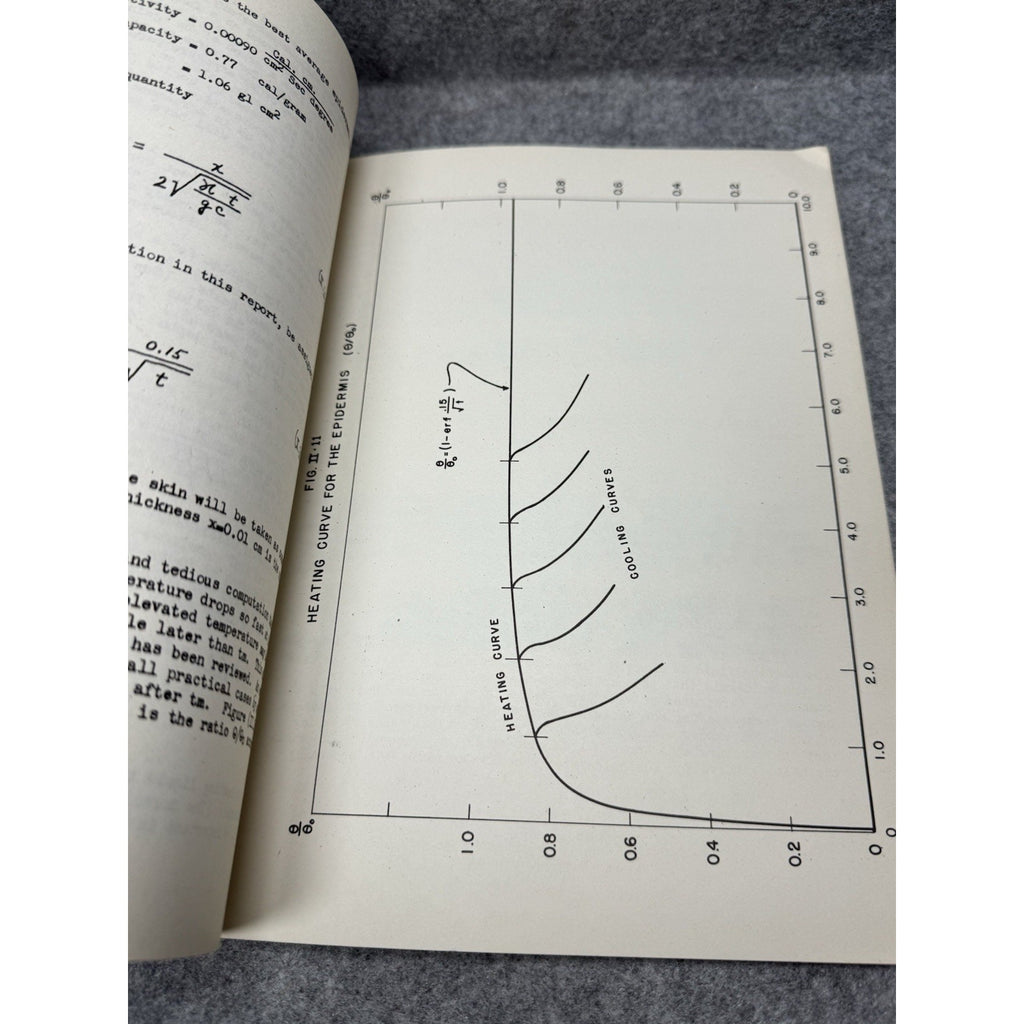 Rare c1950 US Army Atomic Bomb Air Burst Burn Study Nuclear Test Report
