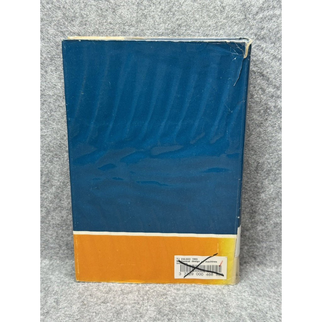 Mechanical Design of Machines 4th Ed 1968 Siegel Maleev Hartman HC DJ