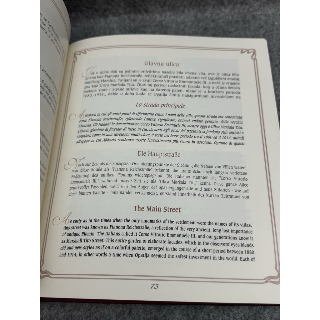 Opatija Abbazia A Stroll Through Space and Time Amir Muzur HC 2000 History