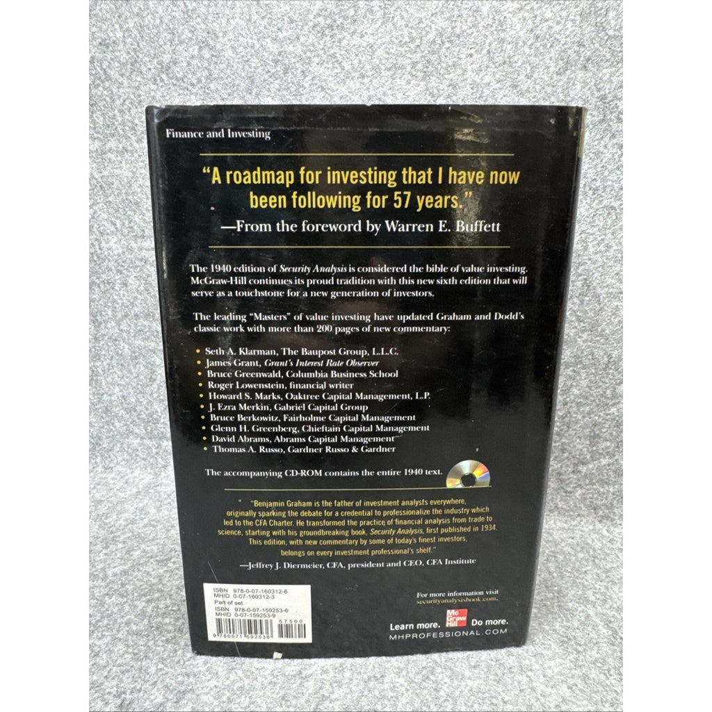 Security Analysis: Sixth Edition, Foreword by Warren Buffett by David Dodd...