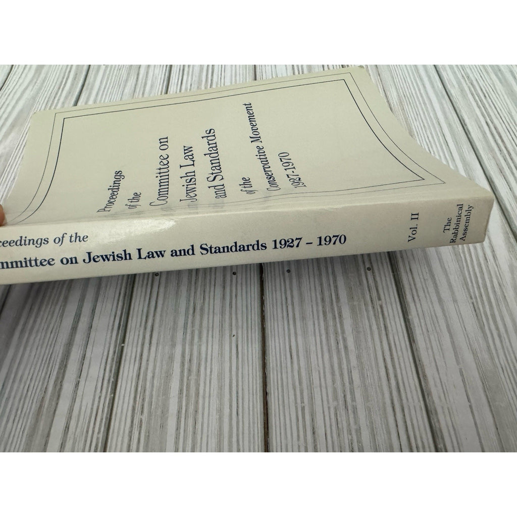 Proceedings Committee on Jewish Law & Standards 1927-1970 Vol II
