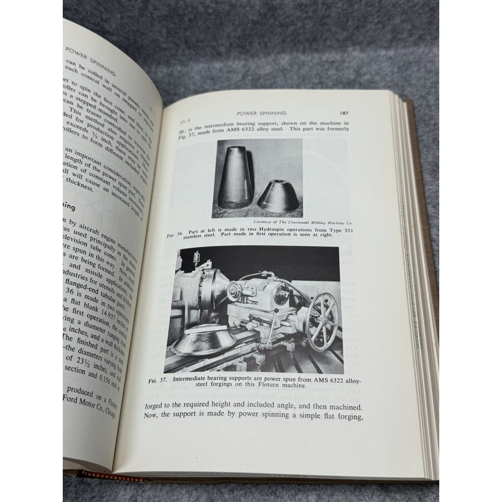 Chipless Machining 1960 First Edition Charles H. Wick HC Industrial Press