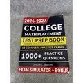 2026-2027 College Math Placement Test Prep Book Jason Seaton PB