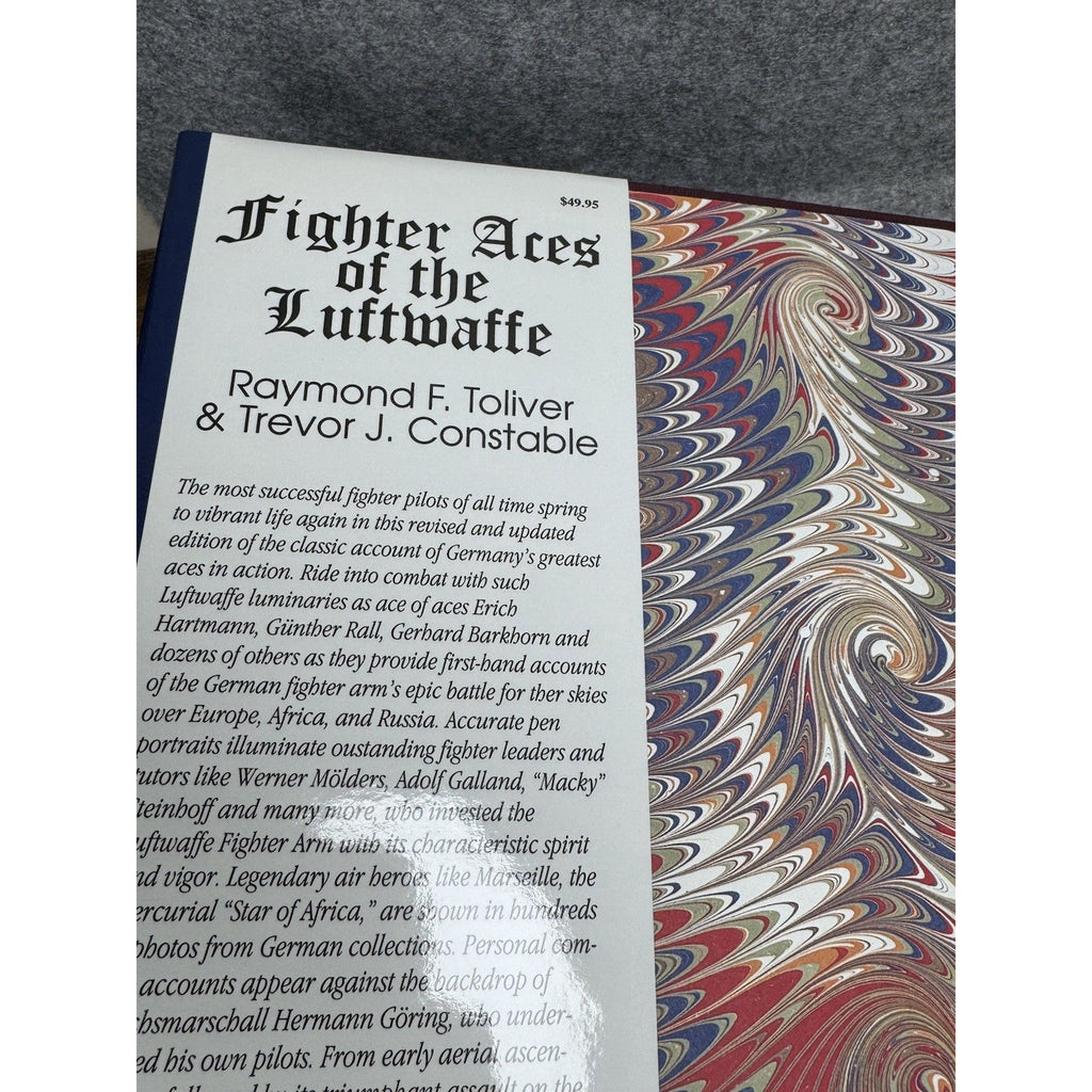 Fighter Aces of the Luftwaffe 1996 Signed Bookplate 9 Pilots Schuck Spate HC DJ