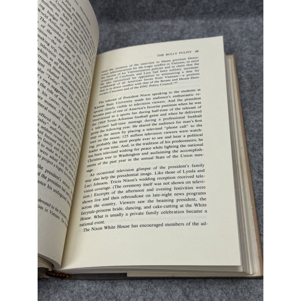 Presidential Television Minow Martin Mitchell 1973 HC Political Media History