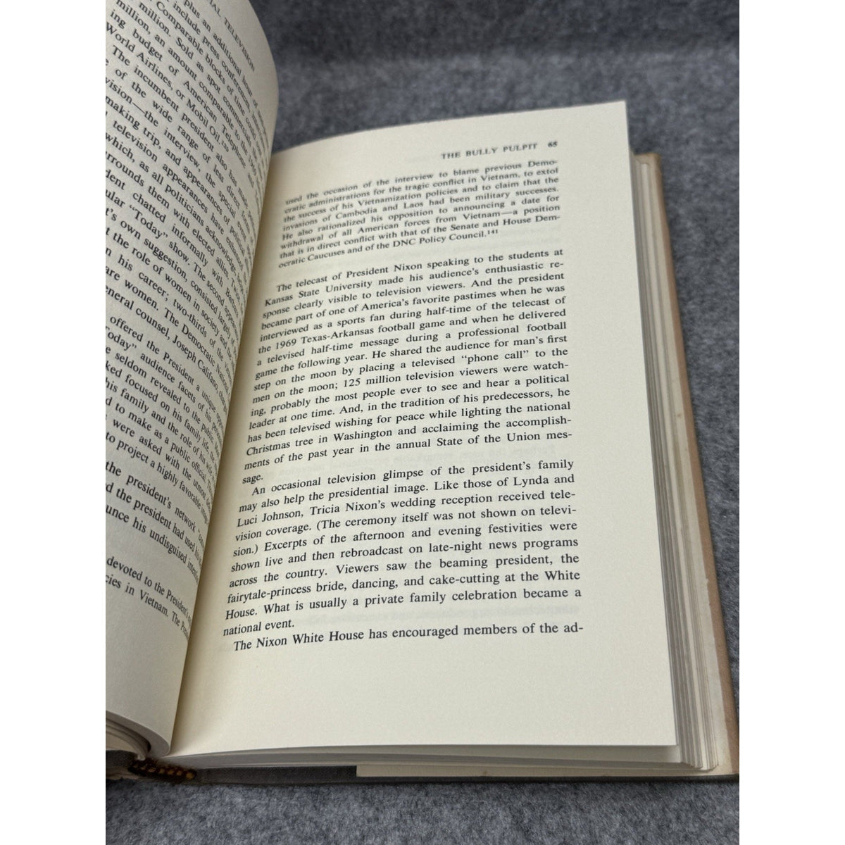 Presidential Television Minow Martin Mitchell 1973 HC Political Media History