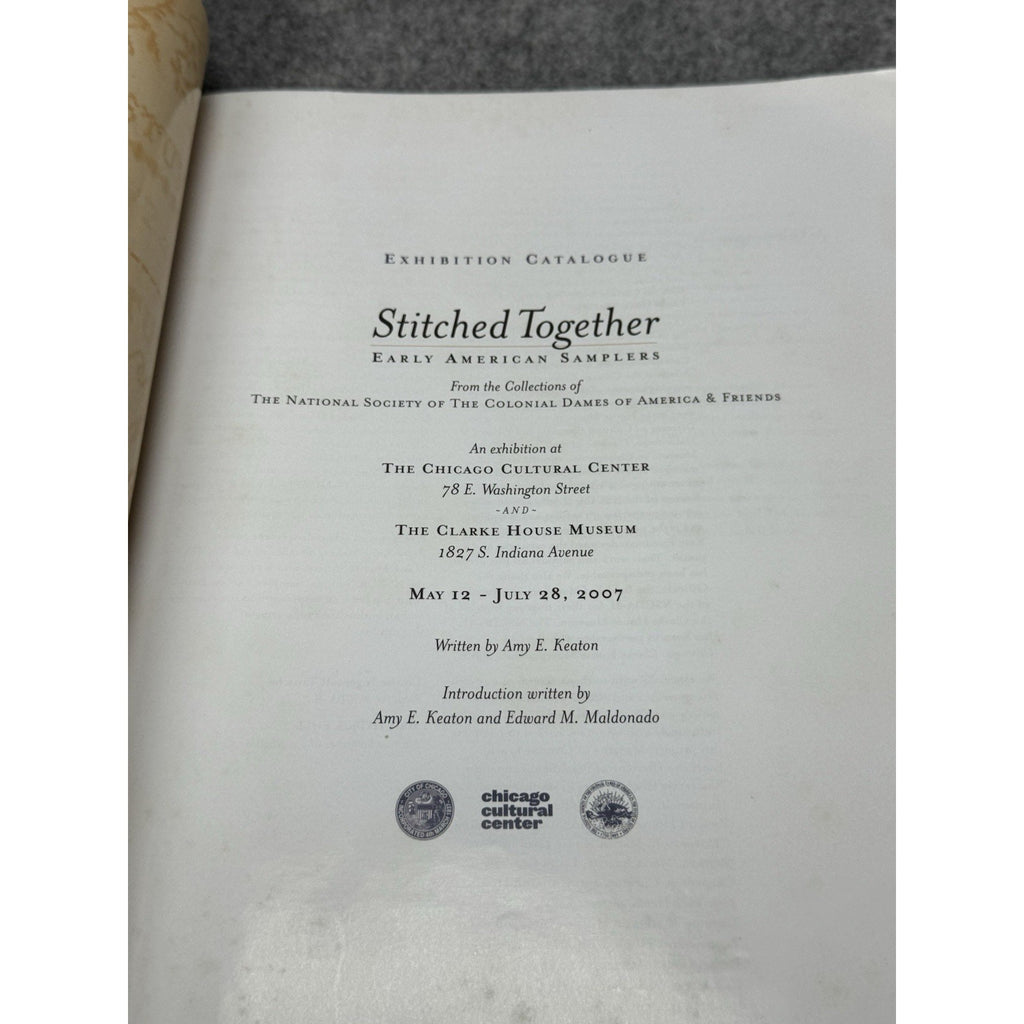Stitched Together Early American Samplers 2007 Embroidery Exhibition Catalog