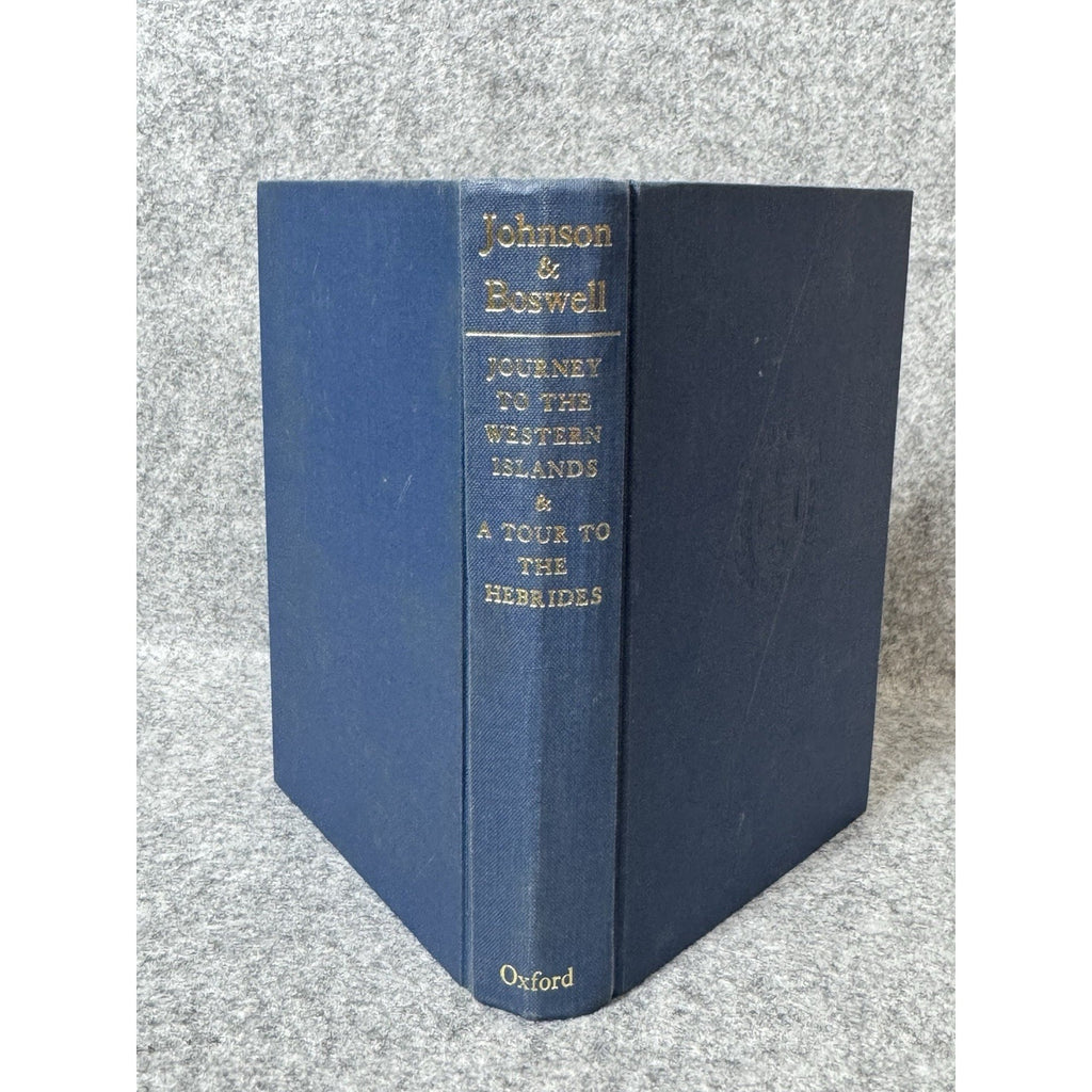 Johnson & Boswell Journey to the Western Islands Tour to Hebrides 1965 HC