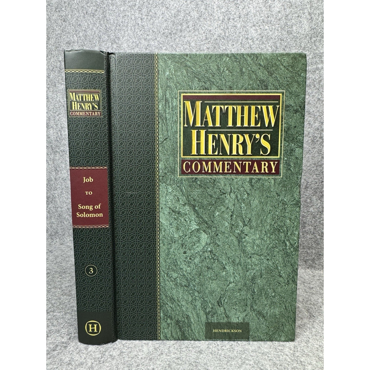 2025 Matthew Henry’s Commentary Vol 3 Job to Song of Solomon Hardcover