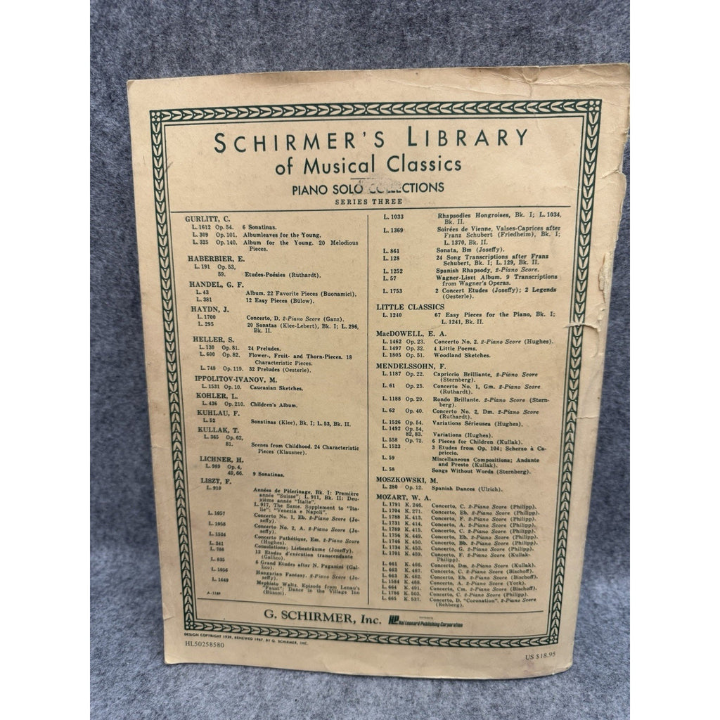 Mozart - 19 Sonatas Complete | Piano Solo Sheet Music | Schirmer’s Library...