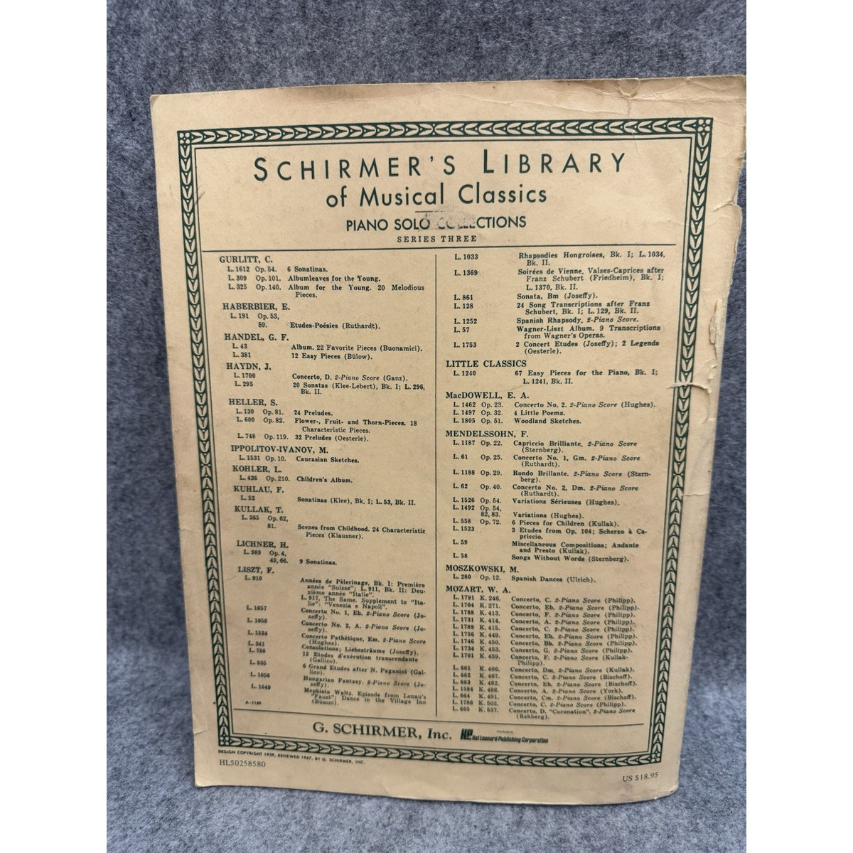 Mozart - 19 Sonatas Complete | Piano Solo Sheet Music | Schirmer’s Library...
