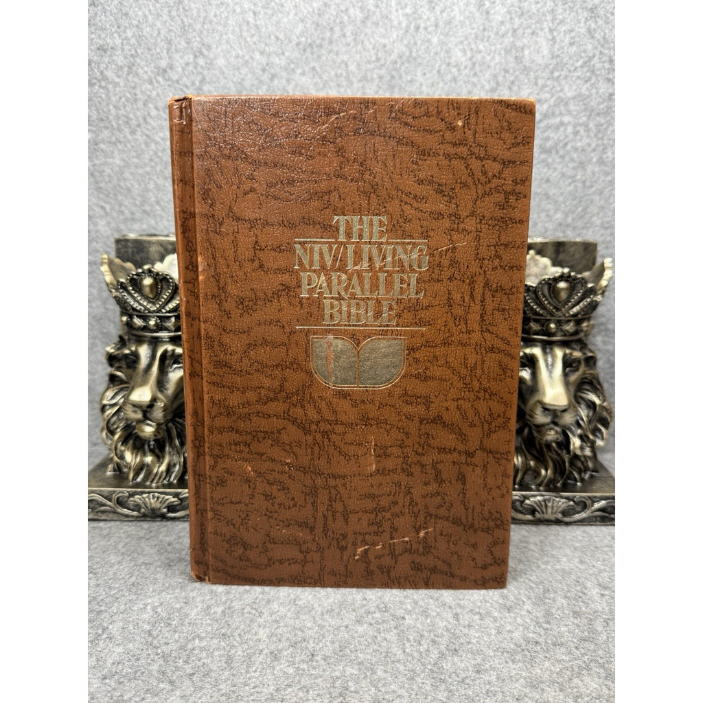 NIV Living Parallel Bible First Printing 1982 Zondervan Hardcover