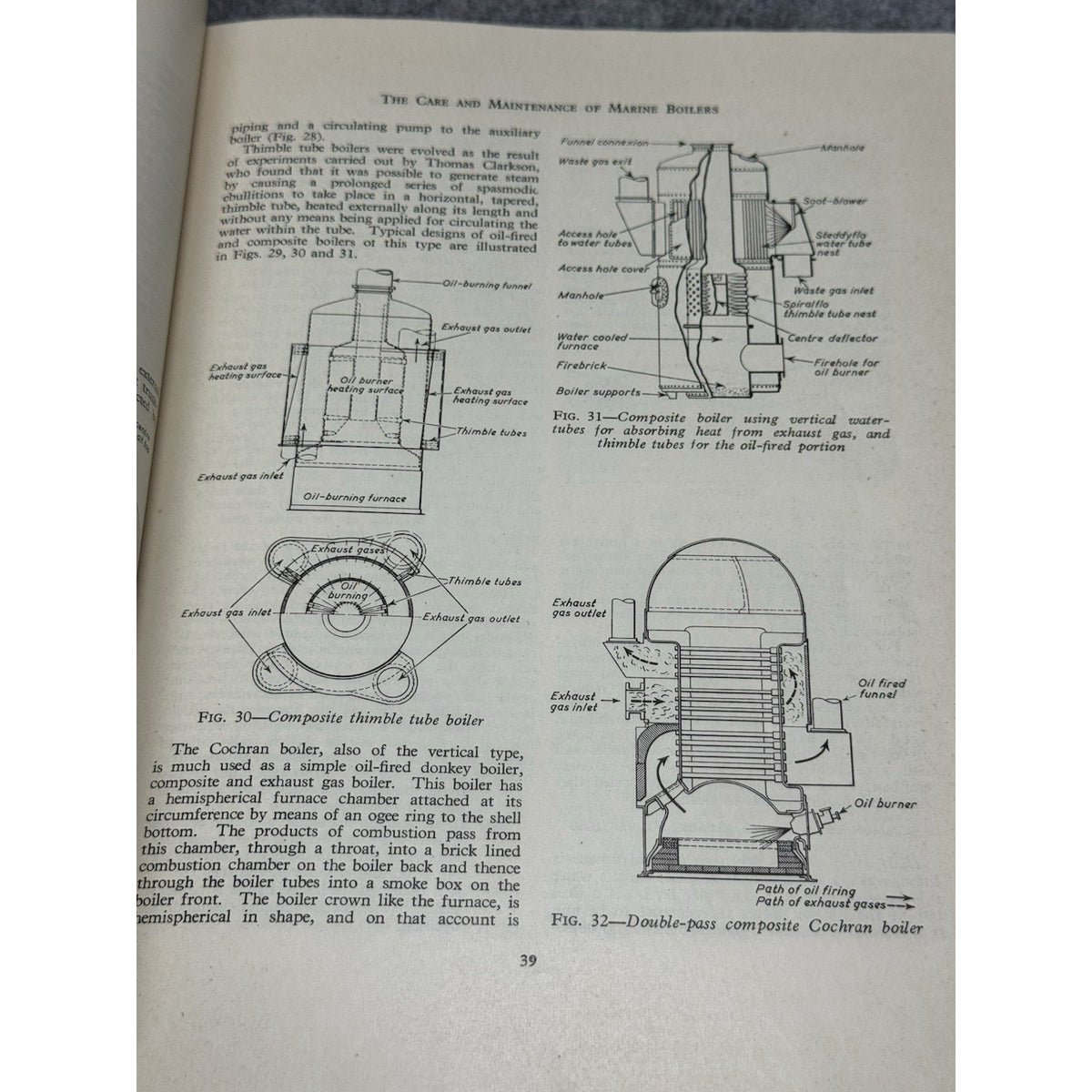 Running and Maintenance of Marine Machinery 1955 4th Edition Ship Engines