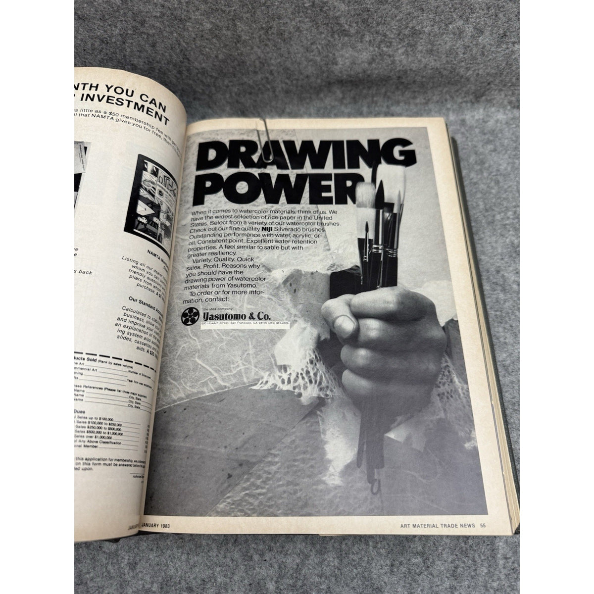 Art Material Trade News Vol 35 1983 Bound Annual HC Art Supply Industry