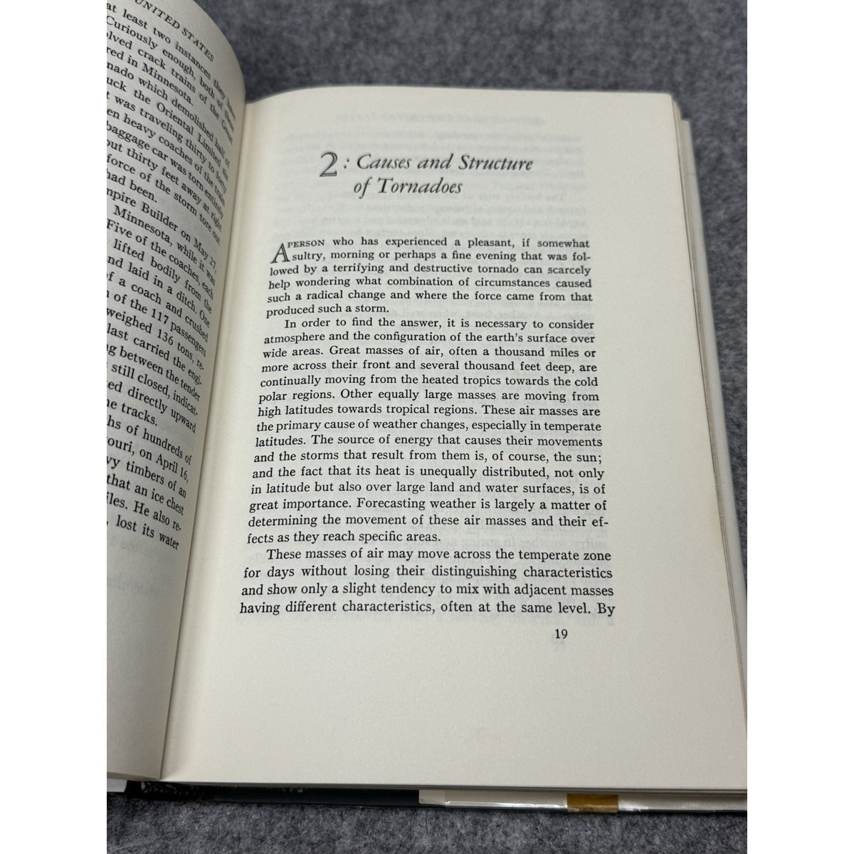 Tornadoes of the United States Snowden D Flora 1973 HC DJ Weather History