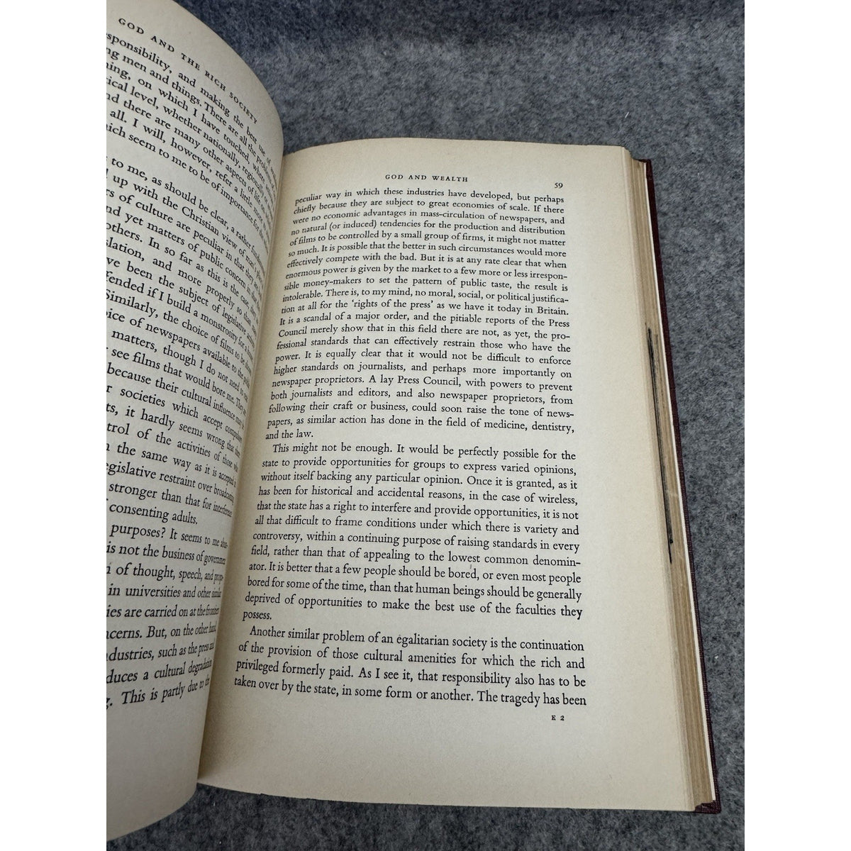 God and the Rich Society D L Munby 1961 First Edition HC OUP